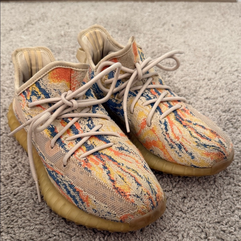 Yeezy Multicolor Knit Sneakers
